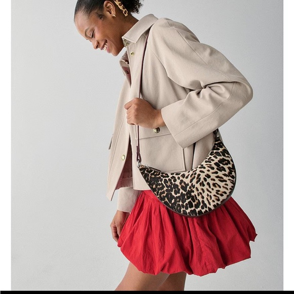 NWT Kate Spade Duo Leopard Haircalf Crossbody Bag - Picture 3 of 14